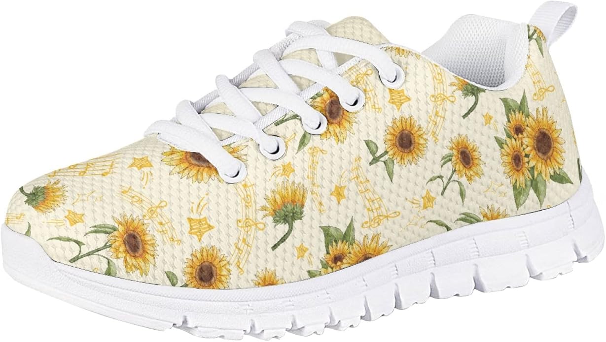 MARSVOVO First Shoes for Walking Boy Girl Athletic Lightweight Flexible Lace-up Breathable Running Shoes Casual Classic Comfortable Non Slip Play Sport Learning to Walk Toddler Girl Sneakers