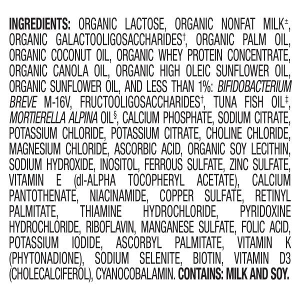 Happy Baby Organics Stage 1 A2 Infant Formula, 0 12 Months, Milk Based Organic Baby Formula Powder with A2 Milk, Probiotics & Prebiotics for Immune & Digestive Support, 22.9 Ounce (Pack of 3)