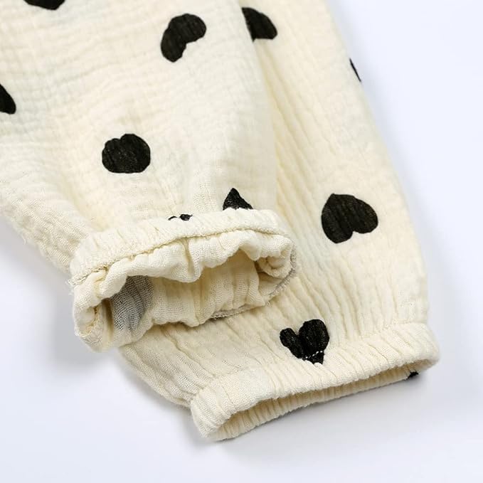 MYGBCPJS Baby Boys Girls Cotton Linen Trousers Kids Casual Ankle Pants Loose Long Bloomers