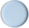 mushie Classic Silicone Suction Plate | BPA-Free Non-Slip Design (Powder Blue)