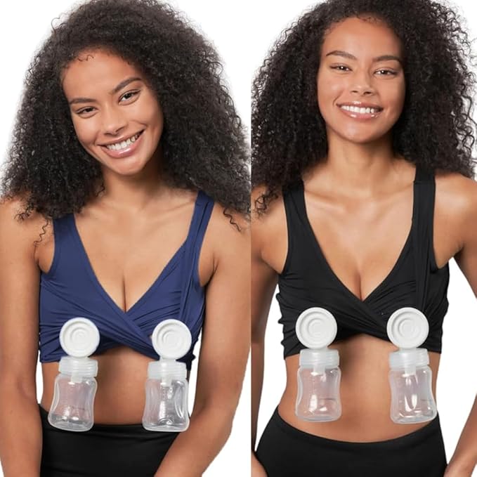 Blue with Black Pumping Bra - XL