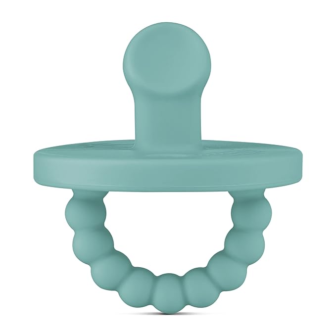 Ryan & Rose Cutie PAT Pacifier Teether (Slant, Seaglass)