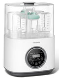 Bottle Sterilizer and Dryer, with Breastmilk Warmer, Large Capacity Baby Bottle Steam Sterilizer and Dryer for Baby Bottles, Pacifiers, Pump Parts, Touch Screen & Auto-Off, Premium Quality (White)