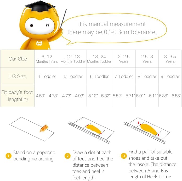 BMCiTYBM Baby Boys Girls Boots Infant Shoes First Walking Booties for All Seasons for 6 9 12 15 18 24 Months