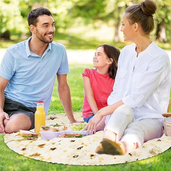 Tortilla Blanket, Baby Burritos Swaddle Blanket, Taco Blanket for Newborn Toddler, 285 GSM Soft Flannel Wearable Wrap Funny Gifts for Baby Shower Boy Girl 0-3 6 9 Months