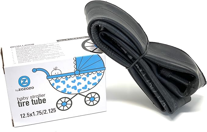 BOB Stroller Tire Tube Replacement – Front Inner Tube [12.5" x 1.75-2.125] for Wayfinder, Alterrain, Revolution Flex/Pro/SE, Strides, Ironman & Duallie Joggers – Durable & Easy to Install