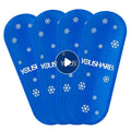 4 Pcs Small Breastmilk Ice Packs for Breastmilk Storage, Gel Ice Packs for Breast Milk Keeps Breast Milk Fresh, Perfect for Cooling Milk, Camping, Picnics, Lunchboxes or Injury Relief