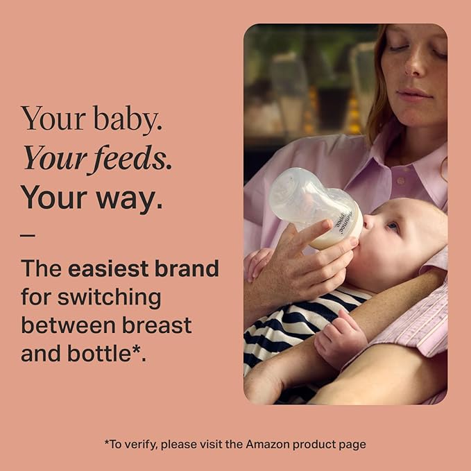 Tommee Tippee Natural Start 14 Piece Baby Bottle, Travel Bottle Warmer & Pacifier Set, 5 BPA Free Bottles, 0+ Months, 2 Newborn Pacifiers, 2 Extra Nipples, 2 Formula Dispensers, Bottle Brush, Pink