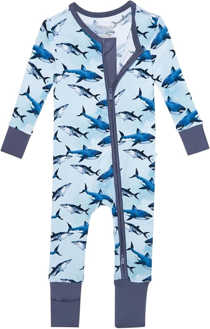 Posh Peanut Convertible Baby Sleepers - Girls Footless Baby Pajamas with 2 Way Zipper for Easy Diaper Changes