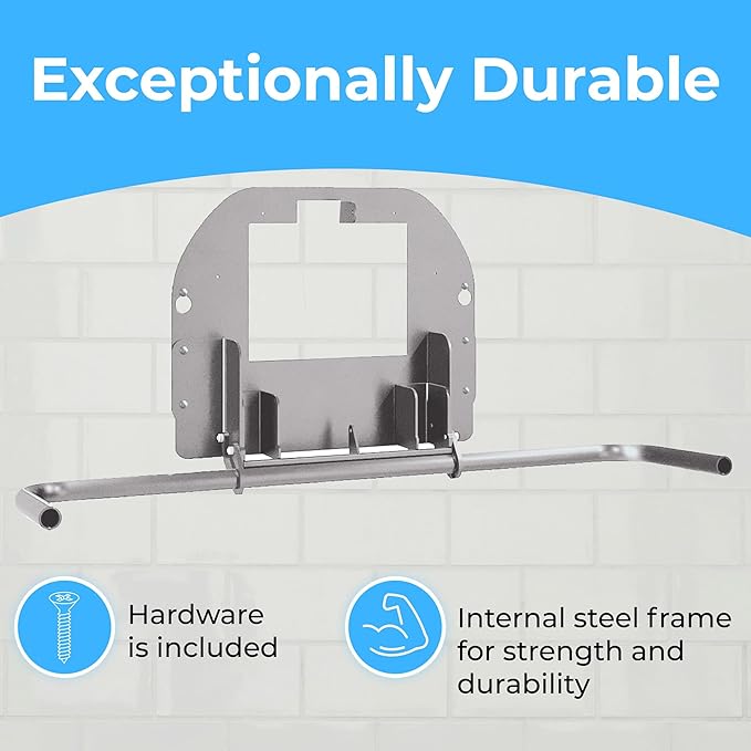Koala Kare Baby Changing Station Horizontal Recessed-Mounted, Model KB310- SSRE-MBLK (Matte Black)