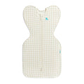 Love to Dream Swaddle UP, Sleep Sack 0-3 Months, Self-Soothing, Improves Sleep, Snug Fit Helps Calm Startle Reflex, Baby Essentials Must Haves Newborn, 1.0 TOG, 13-19 lbs, Tan Houndstooth