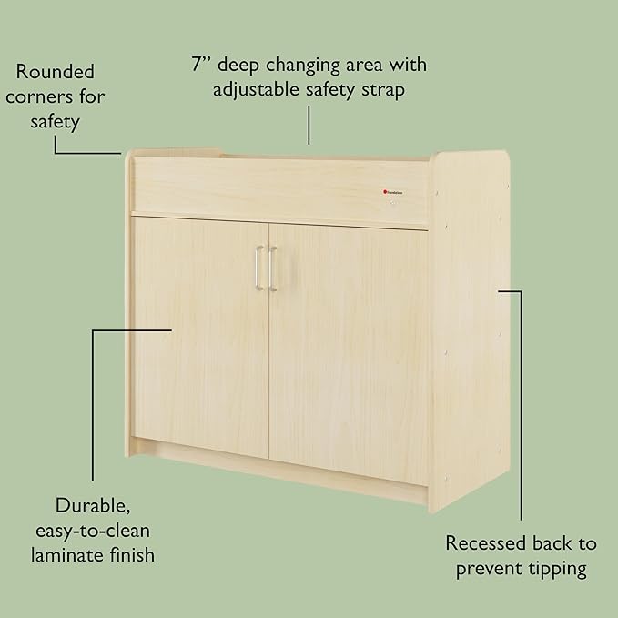 Foundations SafeSwing Changing Table and Wall Organizer 2-Piece Set