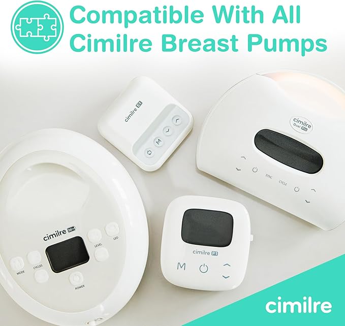 Cimilre 19MM Breast Shields, Spare & Replacement Breast Shields for The Cimilre Breast Pump, Comfortable Breast Pump Parts for Nursing Moms, 19MM Shields (Set of 2)