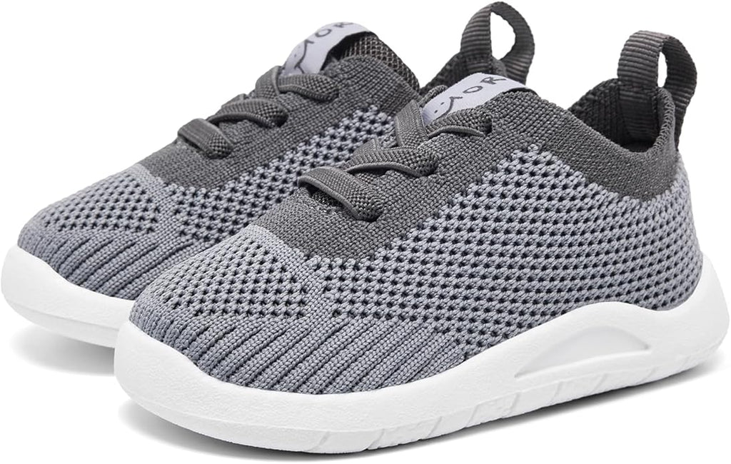 MORENDL Toddler Shoes Baby Walking Sock Shoes Infant Sneakers 0-4 Years Boy Girl Barefoot Tennis Shoe Non-Slip Brethable