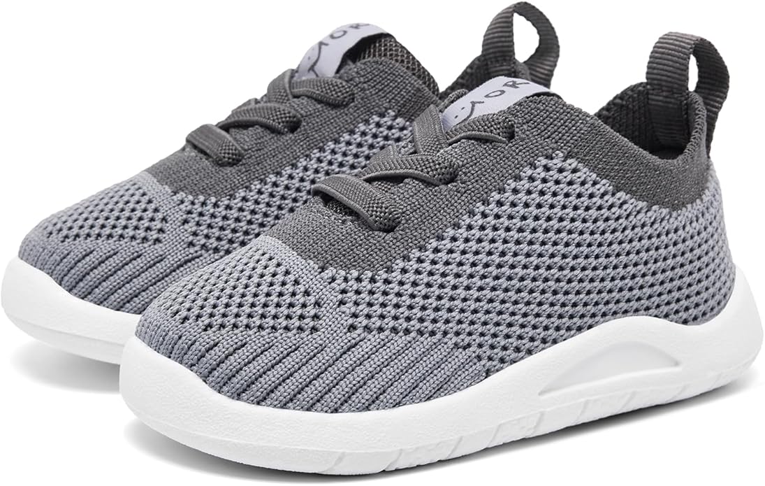 MORENDL Toddler Shoes Baby Walking Sock Shoes Infant Sneakers 0-4 Years Boy Girl Barefoot Tennis Shoe Non-Slip Brethable