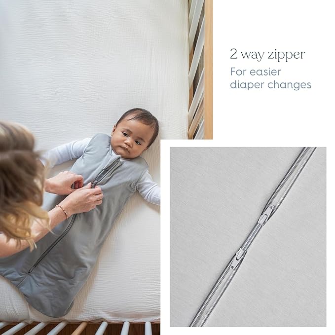 HALO SuperSoft Bamboo Wearable Blanket 1.5 TOG – Buttery Soft, Plush Baby Sleep Sack for Newborns, Infants & Toddlers, Hip-Healthy Design, Machine Washable, 18-24 Months, X-Large, Mauve