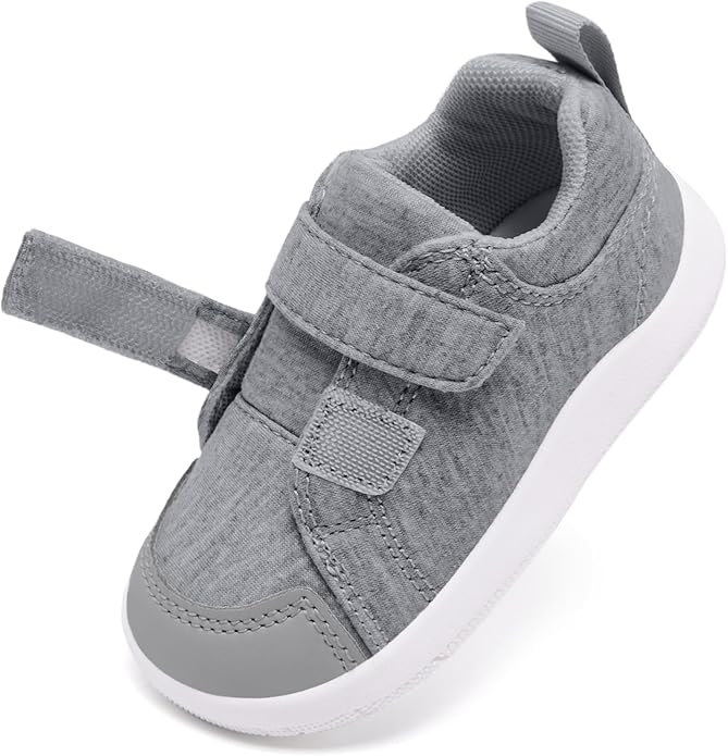 MORENDL Wide Toe Box Shoes Toddler Barefoot Shoes Baby Walking Shoe Boy Girl Non-Slip Zero Drop Minimalist Sneakers Comfort Tennis Outdoor Activities