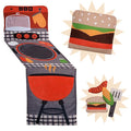Lambs & Ivy Interactive 2-n-1 Soft Toddler Hamburger/Barbeque Pillow Play Set