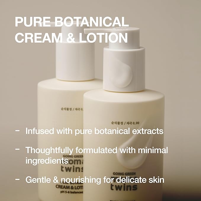 Korean Baby Skincare Set – 2-in-1 Organic Shampoo & Bath + Cream & Lotion, Gentle Newborn & Kids Care, Safe & Soothing Hydration