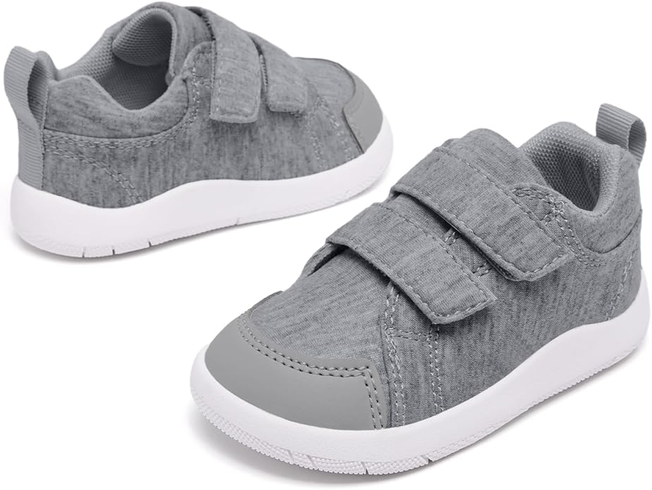 MORENDL Wide Toe Box Shoes Toddler Barefoot Shoes Baby Walking Shoe Boy Girl Non-Slip Zero Drop Minimalist Sneakers Comfort Tennis Outdoor Activities