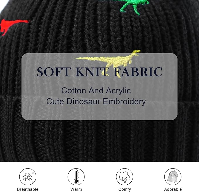 XIAOHAWANG Baby Hat Cute Bear Toddler Earflap Beanie Warm for Fall Winter