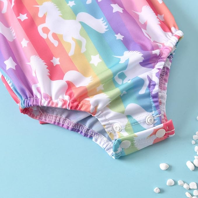 Toddler Girl Baby Ruffles Mermaid Fish Scale Swimsuit One Piece Swimwear Bathing Sunsuit