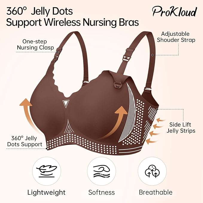 Nursing Bras for Breastfeeding Seamless Supportive Maternity Bras Women Comfort Pregnancy Sleep Bralette