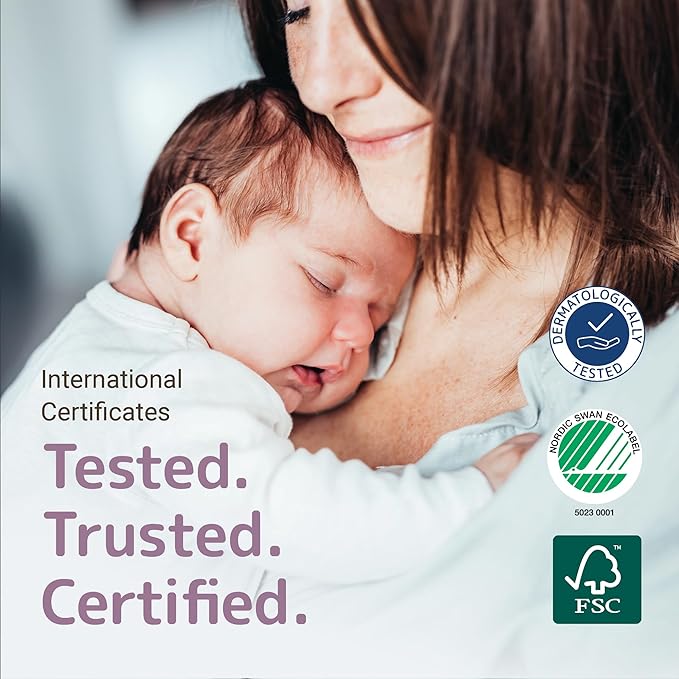 Bambo Nature Hypoallergenic Baby Diapers, Eco-Labelled Sustainable Diapers, Enhanced Leakage Protection, Totally Chlorine-free, Skin Friendly, and Super Absorbent - Size 1 (216 Count)