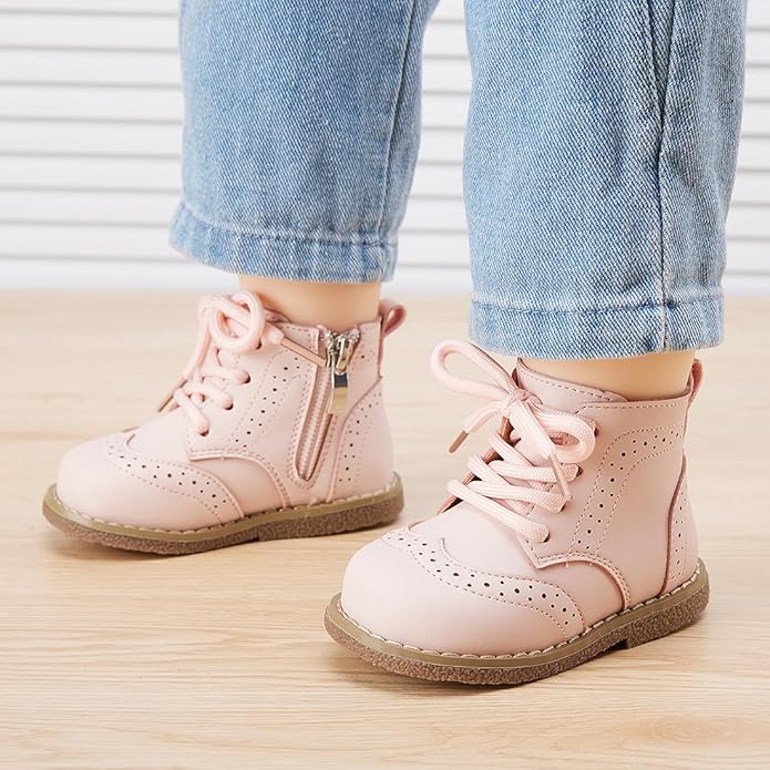 BMCiTYBM Baby Boys Girls Boots Infant Shoes First Walking Booties for All Seasons for 6 9 12 15 18 24 Months