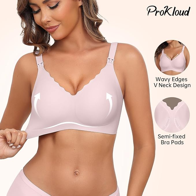 Nursing Bras for Breastfeeding Seamless Supportive Maternity Bras Women Comfort Pregnancy Sleep Bralette