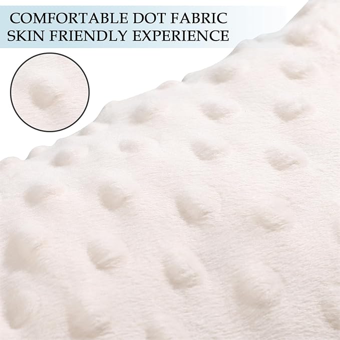 Baby Feeding Arm Pillow Breastfeeding Bottle Nursing Cozy Cradle Pillow for Newborn Soft Double Sided Muslin Cotton Head Support Comfortable Feeding for Mom(Blue,Simple)