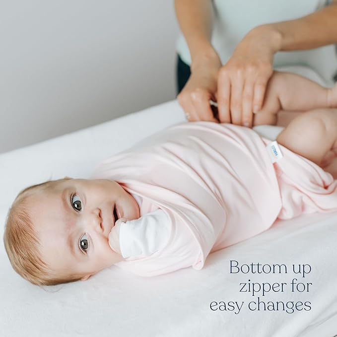 HALO 100% Cotton Sleepsack Swaddle, 3-Way Adjustable Wearable Blanket, TOG 1.5, Ocean Life, Small, 3-6 Months