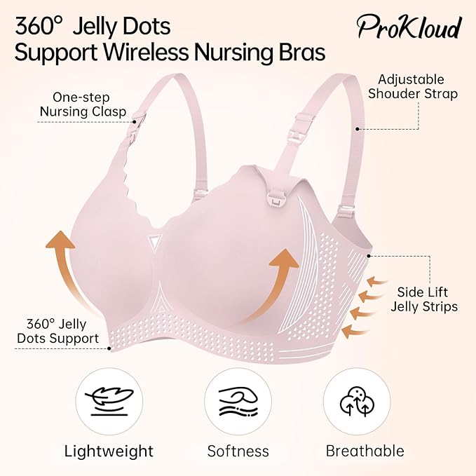 Nursing Bras for Breastfeeding Seamless Supportive Maternity Bras Women Comfort Pregnancy Sleep Bralette
