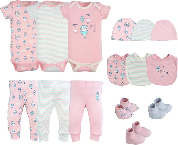 Baby Girl Clothes - Layette Gift Set for Baby Boys, Fits 0 to 3 Months Baby,Newborn Clothes & Accessories Set