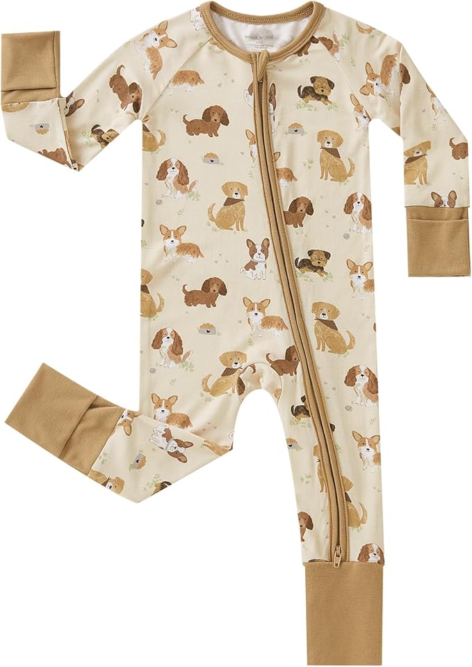 pureborn Baby Infant Boys Girls Sleeper Snug Fit Viscose from Bamboo Pajamas 0-24 Months