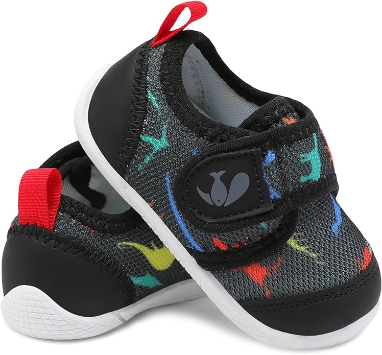 FEETCITY Baby First Walking Shoes Boys Girls Infant Sneakers Crib Shoes Breathable Lightweight Slip On Shoes
