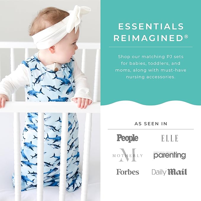 Posh Peanut Convertible Baby Sleepers - Girls Footless Baby Pajamas with 2 Way Zipper for Easy Diaper Changes