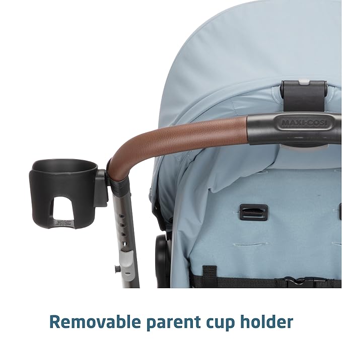 Maxi-Cosi Zelia™ Luxe 5-in-1 Modular - Baby Travel System Car Seat and Stroller, Infant Car Seat and Stroller Combo, Baby Car Seat and Stroller Combo in New Hope Grey