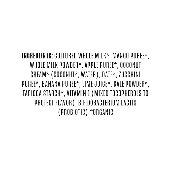 Once Upon A Farm Organic Smoothie Melts with Milk from Pasture Grazed Cows, Tropical Greens, Non GMO, Kosher, 1 Ounces (Pack of 8)