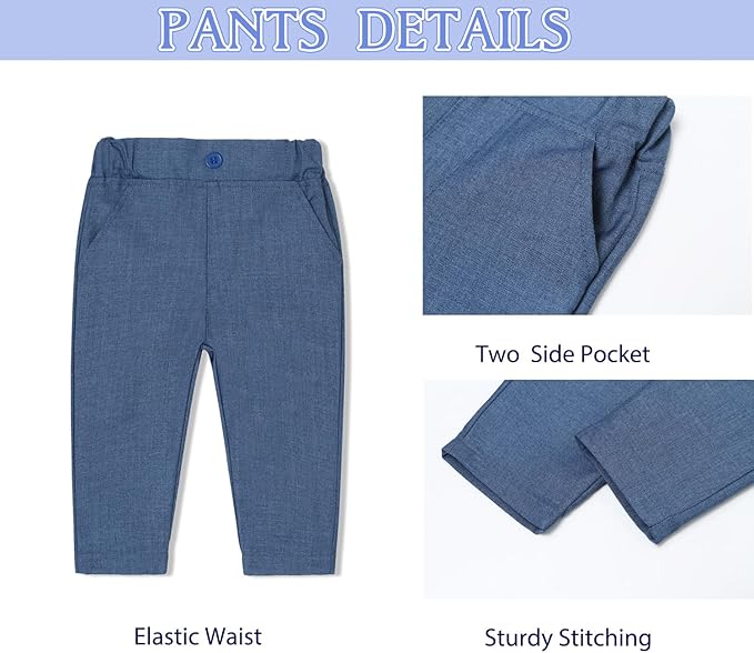 Baby Boy Clothes Suits Infant Gentleman Wedding Outfit Formal Dress Shirt Vest Bowtie Pants 4Pcs Baby Suit Sets