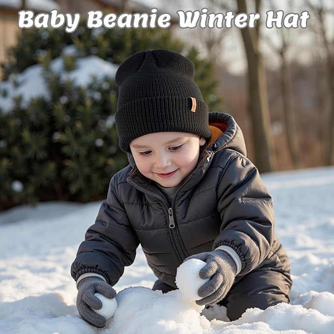 Bebila Baby Beanie Toddler Infant Winter Hats Knit Warm Caps for Boys Girls