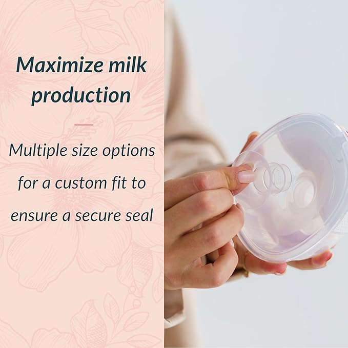Ameda Breast Pump Flange Insert | 13mm Flange Insert | Ameda Pump Parts | Universal Flange Insert | Compatible with GLO, MYA Joy, MYA Joy Plus and Pearl Breast Pumps | 2 Count