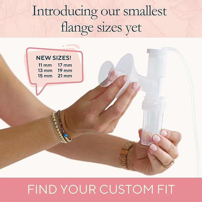 Ameda Breast Pump Flange Insert | 15mm Flange Insert | Ameda Pump Parts | Universal Flange Insert | Compatible with GLO, MYA Joy, MYA Joy Plus and Pearl Breast Pumps | 2 Count