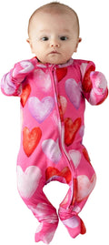 Posh Peanut Convertible Baby Sleepers - Girls Footless Baby Pajamas with 2 Way Zipper for Easy Diaper Changes