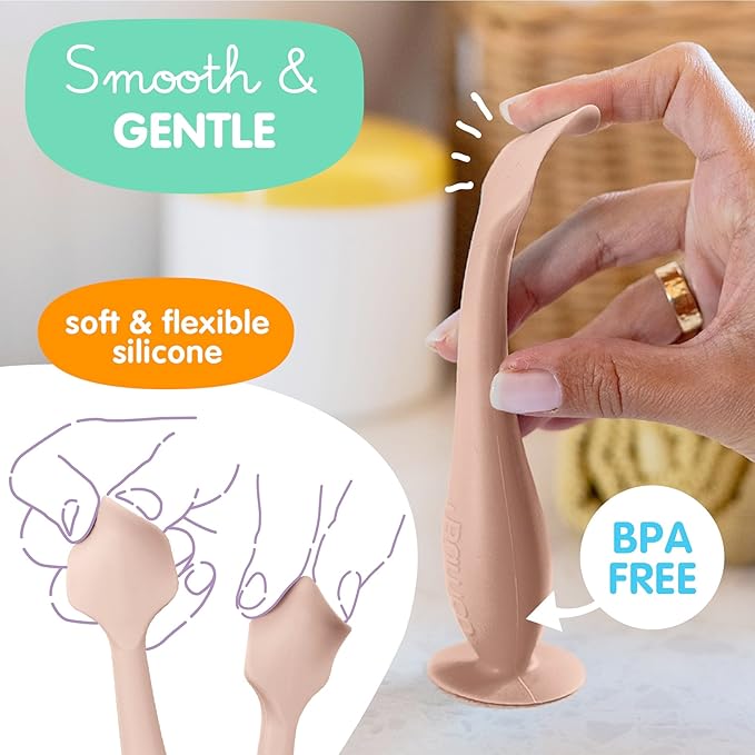 Bumco Diaper Cream Spatula - BPA-Free Diaper Bag Essentials, Soft Butt Spatula Baby, Mom-Invented Butt Paste Spatula, Bumco Diaper Cream Spatula, Flexible Diaper Cream Applicator, Bumco Baby Bum Brush