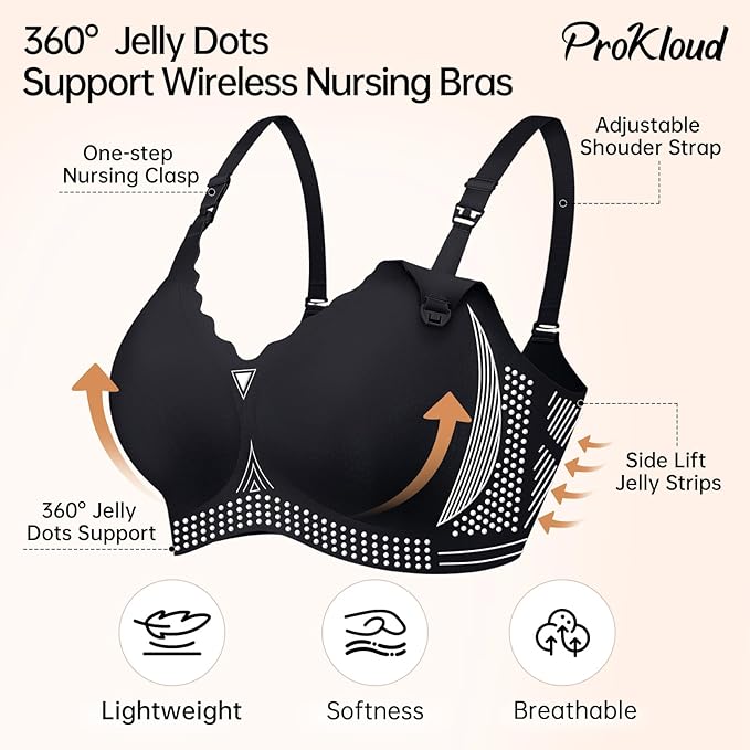 Nursing Bras for Breastfeeding Seamless Supportive Maternity Bras Women Comfort Pregnancy Sleep Bralette