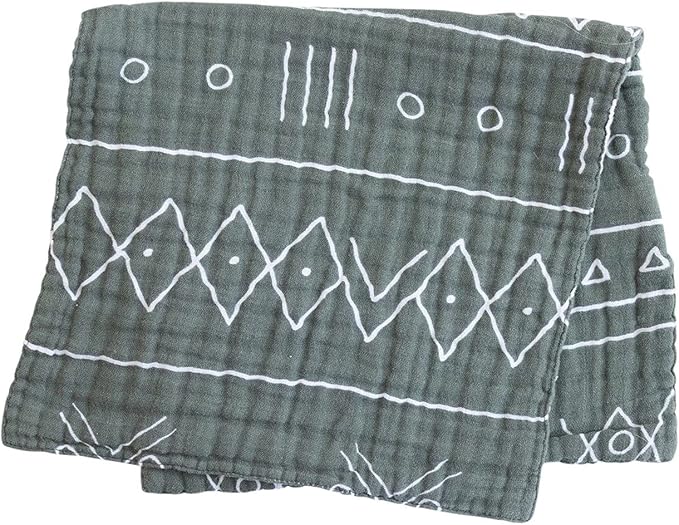 Mebie Baby Burp Cloths, Printed 3-Pack, Muslin Burp Cloth Set for Spit Up, Drool, and More, Boho Burp Cloths for Baby Boy and Girl, Baby Must Haves for Registry Lists and Gifts for Newborns