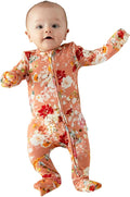 Posh Peanut Convertible Baby Sleepers - Girls Footless Baby Pajamas with 2 Way Zipper for Easy Diaper Changes