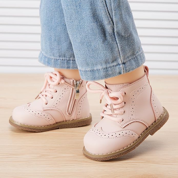 BMCiTYBM Baby Boys Girls Boots Infant Shoes First Walking Booties for All Seasons for 6 9 12 15 18 24 Months