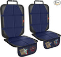 Car Seat Protector,2 Pack Automotive Seat Protectors Baby Carseat Pad Waterproof & Durable 600D Fabric for Child Baby Car Seat Mat Vehicle Pet Cover 2 Storage Pockets (Blue)